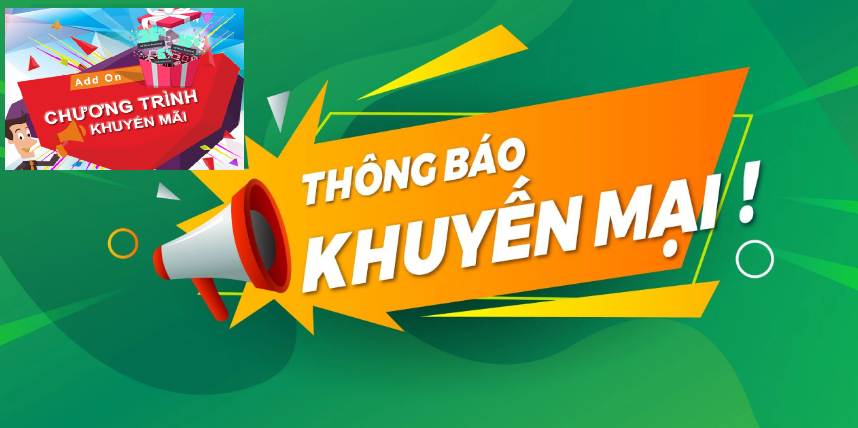 khuyến mãi giảm giá phần mềm